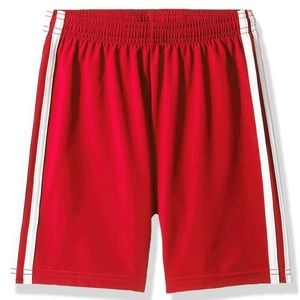 New Adidas Boy Red Shorts Large